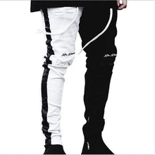 Load image into Gallery viewer, BDLJ 2019 Men Stylish Ripped Jeans Pants Biker Skinny Slim Straight Frayed Denim Trousers New Fashion Skinny Jeans Men Clothes