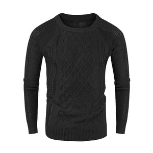 Sweater Men's Wear New Round Collar Pullover Knitted Sweater Mens Pullover Sweaters Men Clothes 2018 Autumn Winter  Clothes